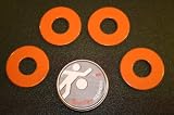 RiverCity Pitching Washers: (4) Orange with (1) Tin