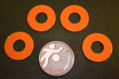RiverCity Pitching Washers 4 Orange with 1 Tin