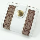 COACH (コーチ) 二つ折り財布 WホックMM 41075/BKHWT ホワイト[並行輸入品]