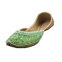 Handcrafted Beaded & Sequin Khussa Belly Dance Casual Slip-On Footwear Available in Various Sizes