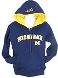 Women`s Michigan Wolverines Arial Full-Zip Fleece Hooded Sweatshirt