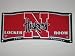NEBRASKA CORNHUSKERS 19 x 8 Plastic Clubhouse Locker Room Sign with Team Colors & Logo