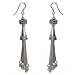 Silver Handmade Dangle Earrings Jewelry 3.25 inches
