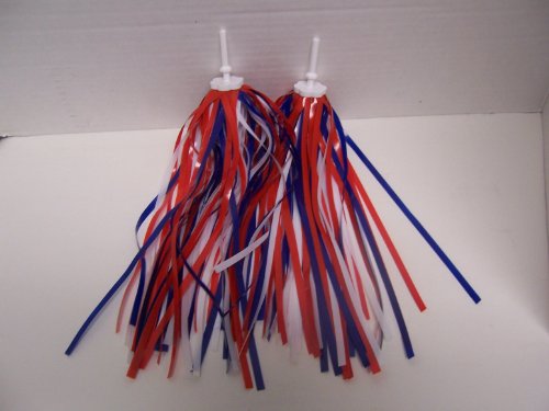 Bicycle Streamers Red/blue/white Pair