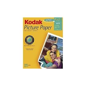 Kodak 8263824 8.5inx11in 25-Sheet Inkjet Photo Paper