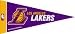 Basketball Pennants: NBA Mini Los Angeles Lakers Pennant
