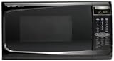 Sharp R-402JKT 1-2/5-Cubic-Foot 1100-Watt Microwave, Black