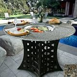 LaCosta - Black - Grill Table - Pebble Granite