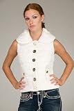 Juicy Couture - Juicy Couture Dial Ruffle Puffer Vest