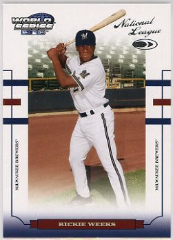 Rickie Weeks Milwaukee Brewers 2004 Donruss World Series #101 Baseball Card
