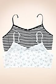 2 Pack Older Girls Cotton Rich Assorted Crop Tops