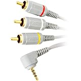 Sony VMC-N320TP Mini-Jack to Phono (RCA) with Stereo Audio and Composite Video Connection