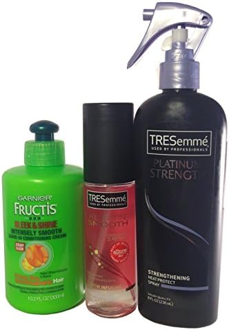 Curly Hair Taming 3-Product Bundle for smooth curls as seen on YouTube - for use with Plopping Towel - includes Heat Protection Spray-Leave in Conditioner-Smoothing Serum for Plopping Hair