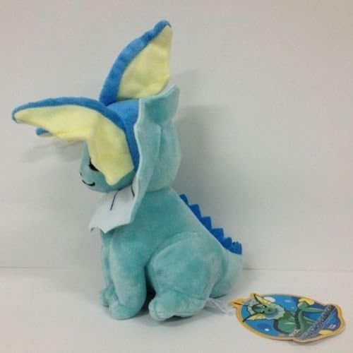 Large Pokemon Vaporeon Eevee Evolution Anime Animals Plush Plushies Stuffed Doll Toy 13"