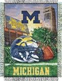 Michigan Wolverines 48x60 Woven Tapestry Throw Blanket