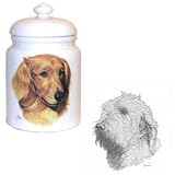 Spinone Italiano Cookie Jar, Porcelain by Rosalinde