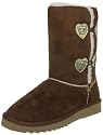 Golddigga Women's Ally Mid Chestnut Fur Trimmed Boots GOL20060130704 4 UK