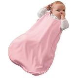Kiddopotamus & Co Beddiebye Zip Around Safety Blanket Large Microfleece Pink