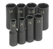 SK Hand Tools 4078 8-Piece 3/8-Inch Drive 6 Point High Visibility Fractional Impact Socket Set