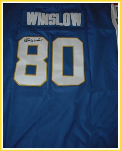 San Diego Chargers #80 Kellen Winslow Autographed/Hand Signed Jersey