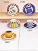 DEMITASSE CUPS BLUE SCROLL - 6 CUPS & SAUCERS IN SET 0300