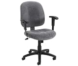 Mid Back Office Chair with Adjustable Arms