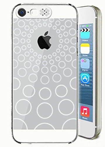 PhoneOnSale-LED Bling Style Cases Flash Up Light Luminous Shining Hard Back Case Cover for iPhone 5 5S(circles)