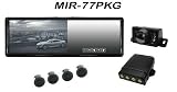 Absolute MIR-77PKG 7 Rear View Mirror Monitor w/ Parking Sensor