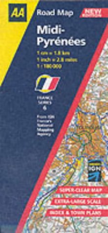 City Travel Guides Discounted  Search : Midi-Pyrenees (AA Road Map France)