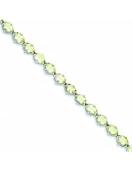 Genuine .925 Sterling Silver Lemon Quartz Bracelet 11.8 Grams . 100% Satisfaction Guaranteed.