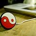 Ying Yang Earbud Design Clip