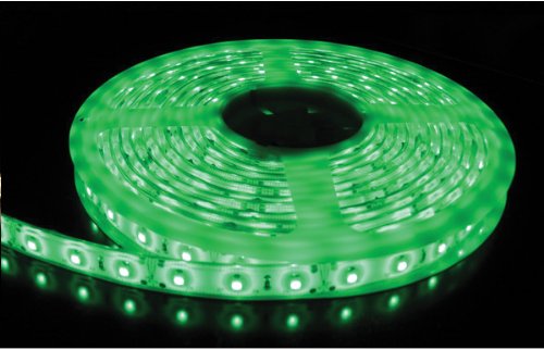 Flexible Waterproof Strip LED Lighting Ribbon 5 Meter or 16.4 Ft 12v for All your Decorations (Green) with Power Adapter included Flexible Waterproof Strip LED Lighting Ribbon 5 Meter or 16.4 Ft 12v for All your Decorations (Green) with Power Adapter included