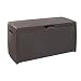 Keter 17186293 Kissenbox Rattan Style Storage Box, Kunststoff, braun