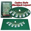 Blackjack Layout 36 x 72 inch - Casino Supplies > Blackjack Supplies
