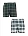 Boxercraft Men's Flannel Boxer Sleep Shorts