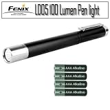 Fenix LD05 Cree XP-E R2 LED 100 Lumens 2-AAA Penlight With AAA Alkaline Batteries 4 Pack
