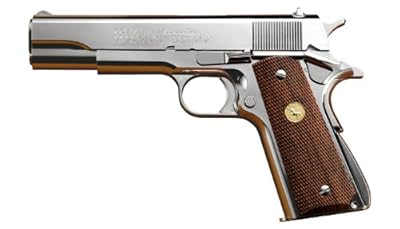 コルトガバメント マークIV シリーズ70 ニッケルフィニッシュ (18歳以上ガスブローバックガン)