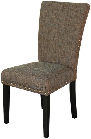 Monsoon Pacific Adorno Upholstered Linen Dining Chairs, Bit-A-Blue, Set of 2