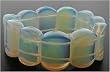 Thick Cushion Stretch Bracelet - Opalite