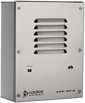Louroe AOP-SP-E - Speakerphone, Outdoor Model, Backbox Included, 5Lbs