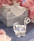 Crystal Baby Carriage New Baby Gift or Favor