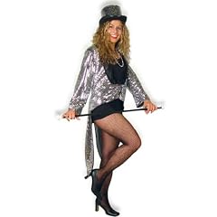 Halloween/- Karneval/- Fasching/- Junggesellenabschied/- Mottoparties - Jacke - Frack - Gala - Las Vegas - Theater - Sylvester - Silber - Neues Jahr - Show - Gleeclub - Glee - Magier - Zauberer - Dinner - 20er - 20th - Gr. 38