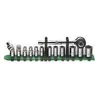 SK 4923 13 Piece 1/4-Inch Drive 6 Point 3/16-Inch to 9/16-Inch Standard Palm Control Socket Set