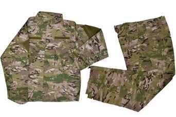 Mil MULTICAM BDU 迷彩柄 OCPパターン ベルクロ付 迷彩服 マルチカム 上下セット パンツ&ジャケット (L)