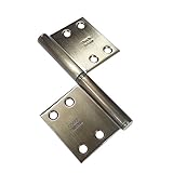 クマモト ステンレスフラッグヒンジ 2.0×102×89 左右兼用 アンバー K-57-304