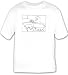 T-shirt with "black and white", deer, running, Asia, elk, park, water, tourist, pool, zoo, India, animal
