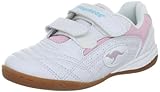 KangaROOS Backyard 10704, Unisex-Kinder Hallenschuhe, Weiß (wht/lt.pink/past.blue 60), EU 31