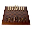Cardinal Wood Chess Cabinet with Checkers