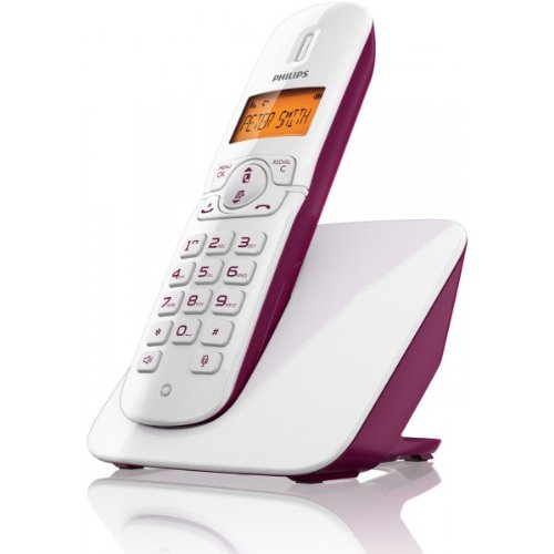 Philips - CD1811P - Téléphone sans fil - Violet Philips - CD1811P - Téléphone sans fil - Violet