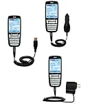 Deluxe Kit for the Audiovox SMT 5600 includes a USB cable with Car and Wall Charger - Gomadic Brand w/ TipExchange Technology